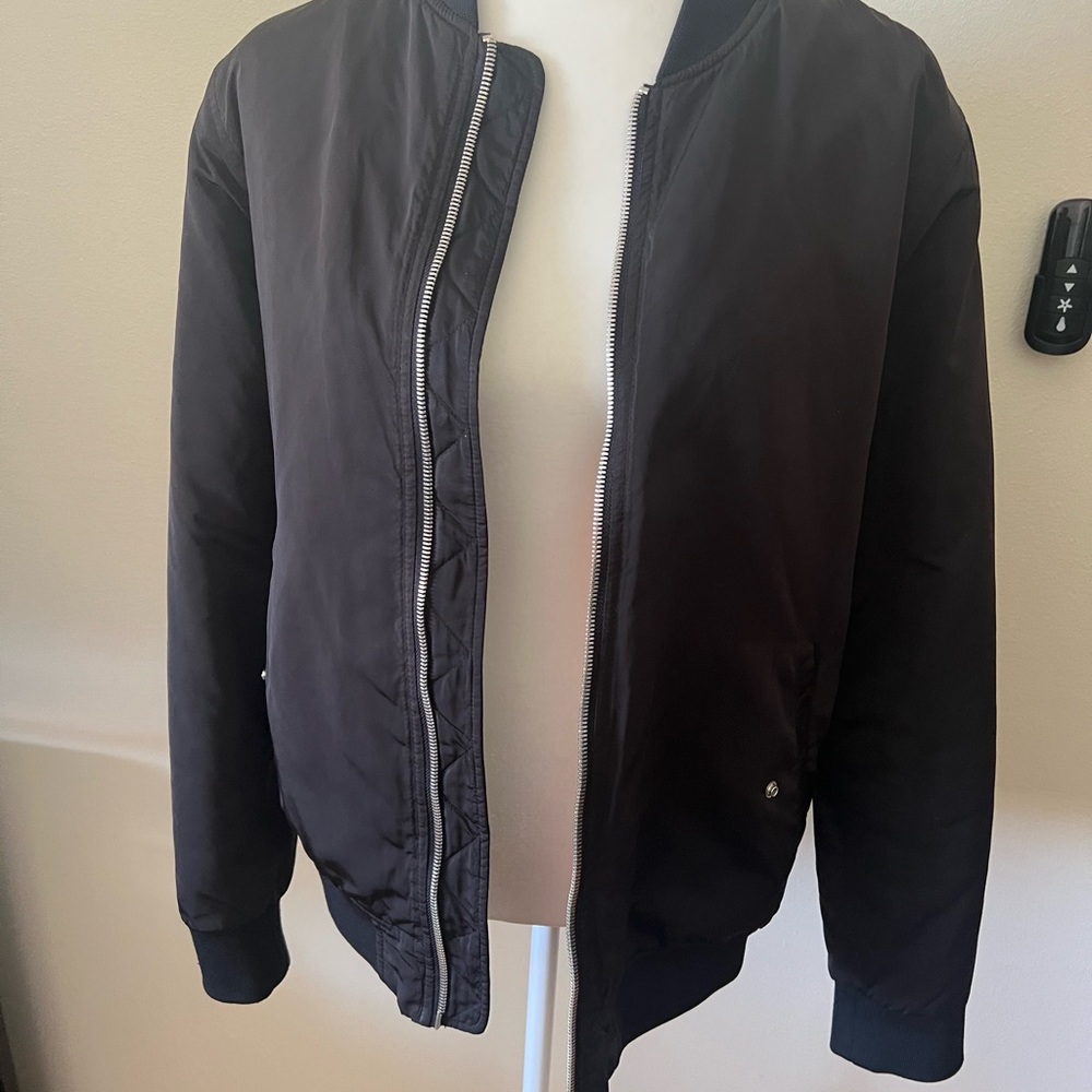 Men's Black Bomber Jacket